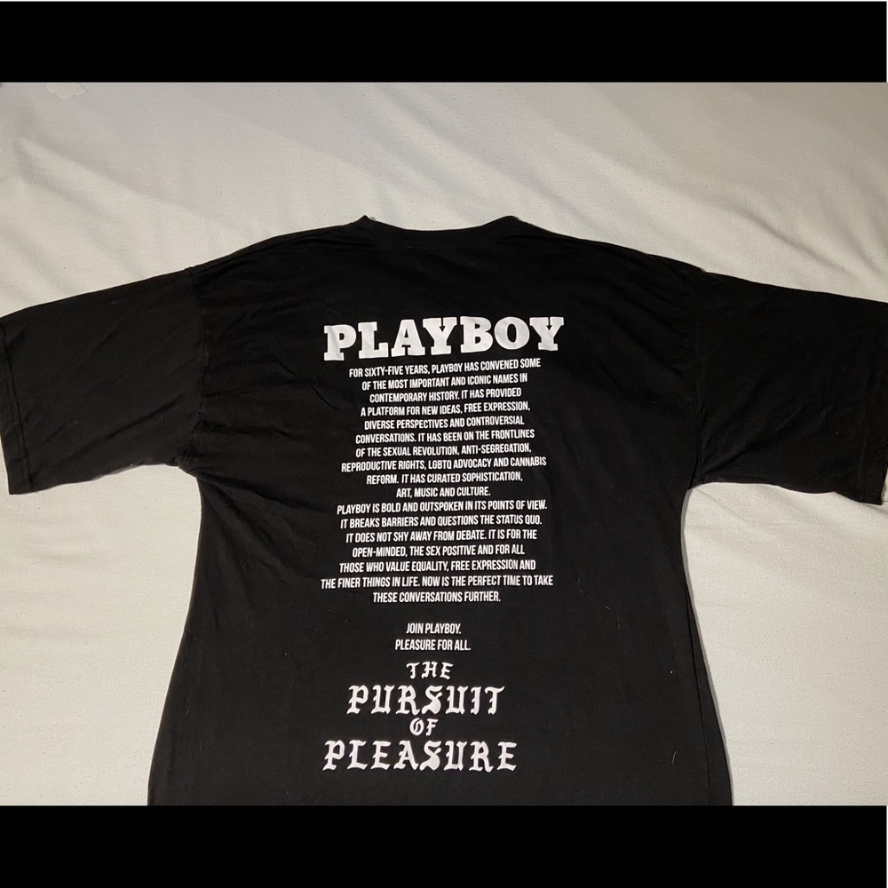 oversized playboy t shirt